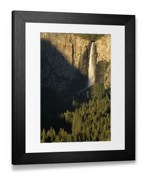 Framed Print : Yosemite Falls, the highest in Yosemite National Park, California