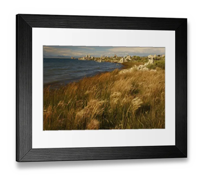 Framed Print : Sunset light on tufa formation, Mono Lake, Tufa State Natural Reserve, California Framed Print : Sunset light on tufa formation, Mono Lake, Tufa State Natural Reserve, California