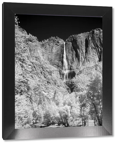 Infrared of Yosemite Falls, Yosemite National Park, California