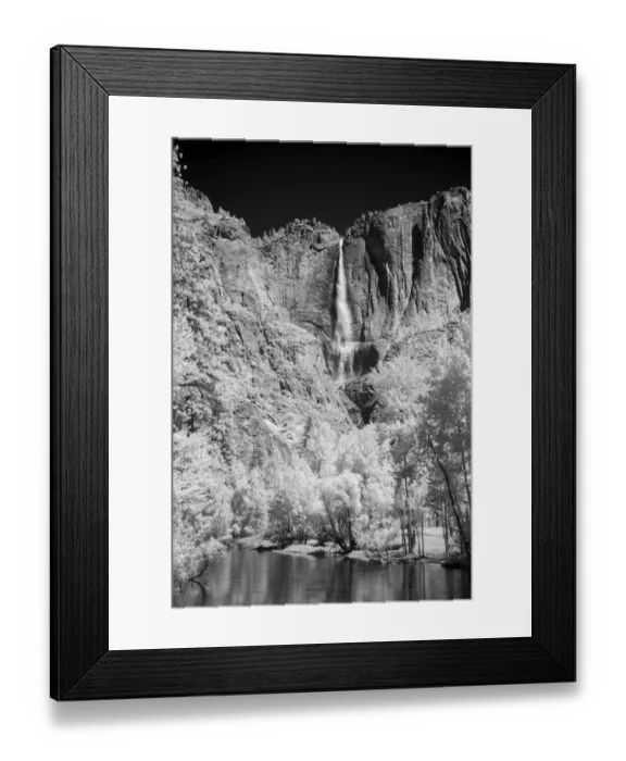 Framed Print : Infrared of Yosemite Falls, Yosemite National Park, California Framed Print : Infrared of Yosemite Falls, Yosemite National Park, California