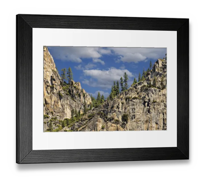Framed Print : Granite valley walls, Yosemite National Park, California Framed Print : Granite valley walls, Yosemite National Park, California