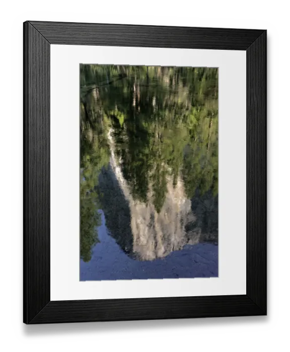 Framed Print : El Capitan reflected on Merced River, Yosemite National Park, California Framed Print : El Capitan reflected on Merced River, Yosemite National Park, California