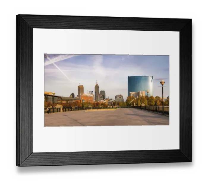 Framed Print : Downtown Indianapolis, White River State Park, Indianapolis, Indiana, USA Framed Print : Downtown Indianapolis, White River State Park, Indianapolis, Indiana, USA