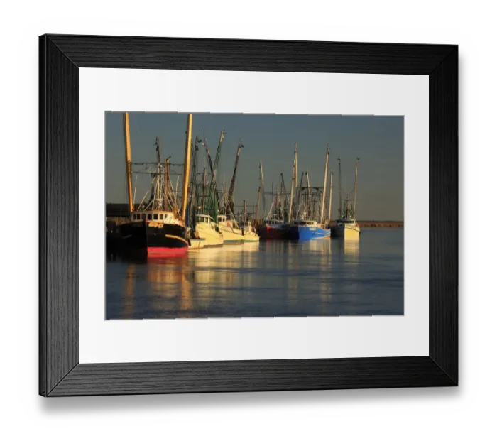Framed Print : USA, Georgia, Darien. Shrimp boats docked at Darien Framed Print : USA, Georgia, Darien. Shrimp boats docked at Darien