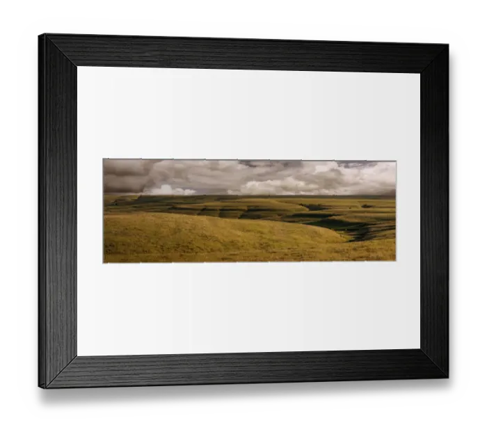 Framed Print : Pano of the Flinthills of Kansas Framed Print : Pano of the Flinthills of Kansas