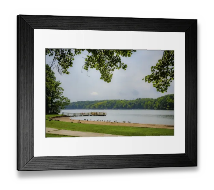 Framed Print : Brookville Lake Beach, Whitewater Memorial State Park, Indiana, USA Framed Print : Brookville Lake Beach, Whitewater Memorial State Park, Indiana, USA