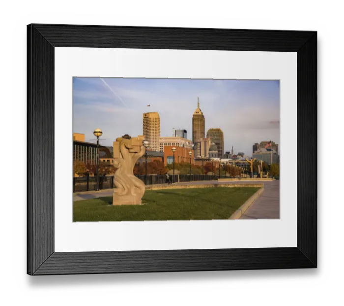 Framed Print : Sculpture in White River State Park, Indianapolis, Indiana, USA Framed Print : Sculpture in White River State Park, Indianapolis, Indiana, USA
