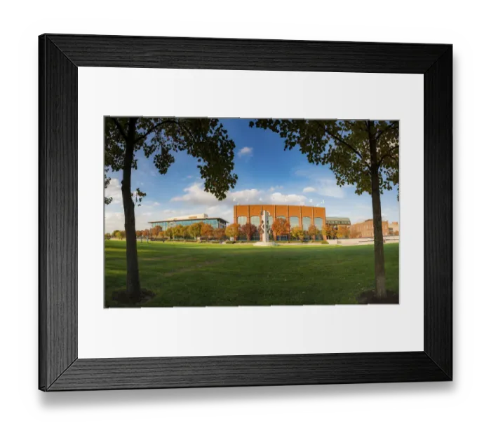 Framed Print : White River State Park, view of NCa Headquarters, Indianapolis, Indiana, USA