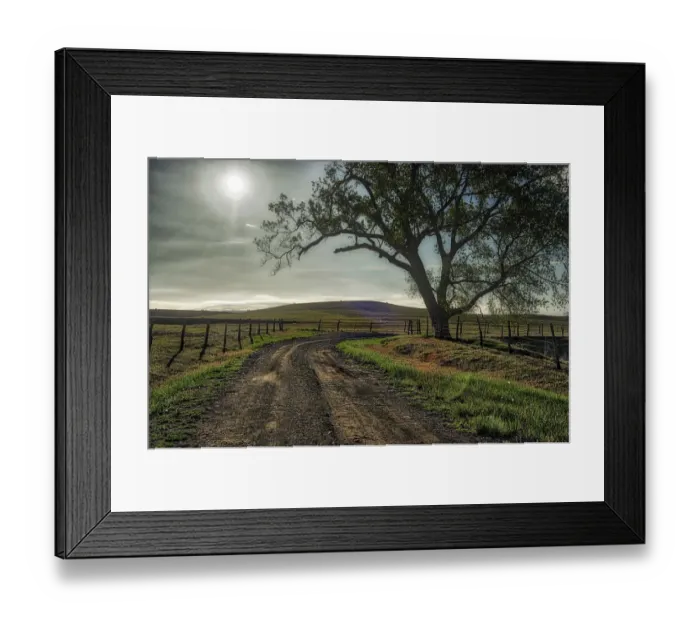 Framed Print : Road entering the Flint Hills of Kansas Framed Print : Road entering the Flint Hills of Kansas