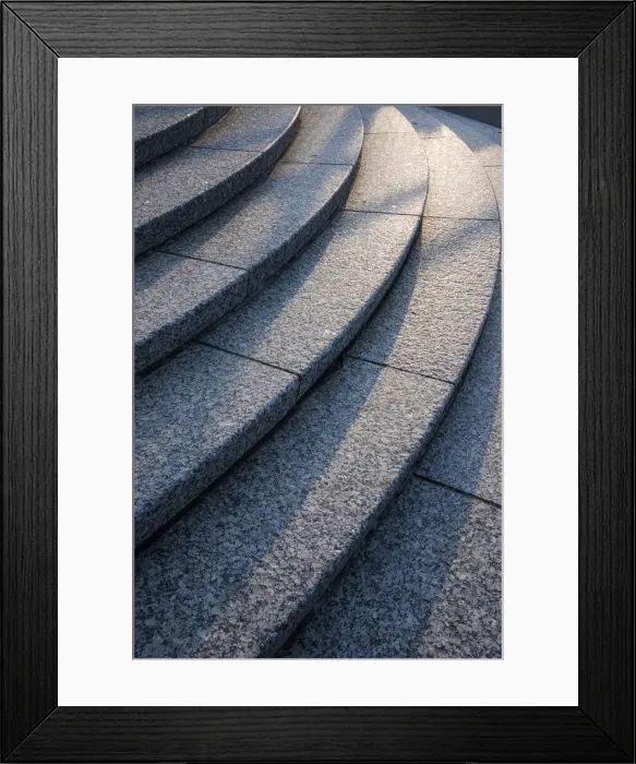 Framed Print : Steps, White River State Park, Indianapolis, Indiana, USA