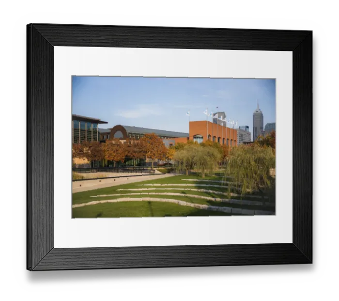 Framed Print : White River State Park, Indianapolis, Indiana, USA Framed Print : White River State Park, Indianapolis, Indiana, USA