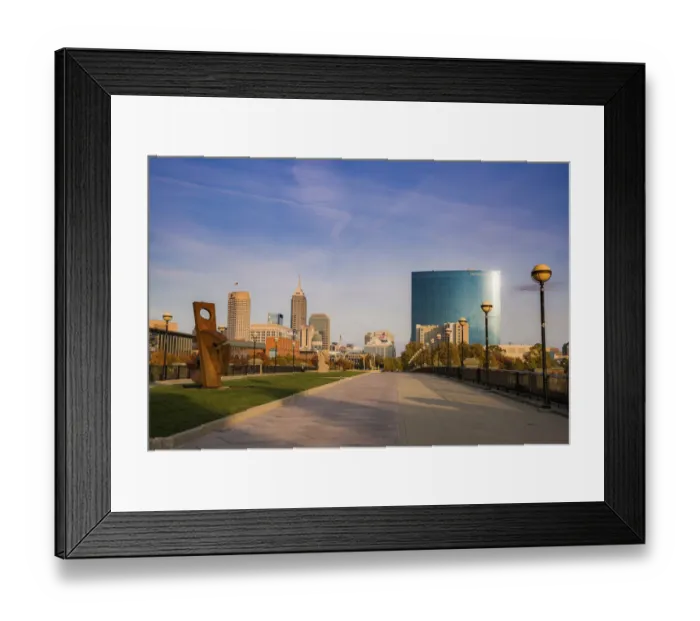 Framed Print : White River State Park, Indianapolis, Indiana, USA
