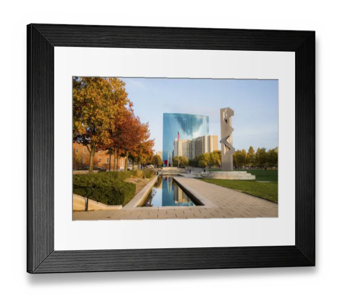 Framed Print : White River State Park, Indianapolis, Indiana, USA Framed Print : White River State Park, Indianapolis, Indiana, USA