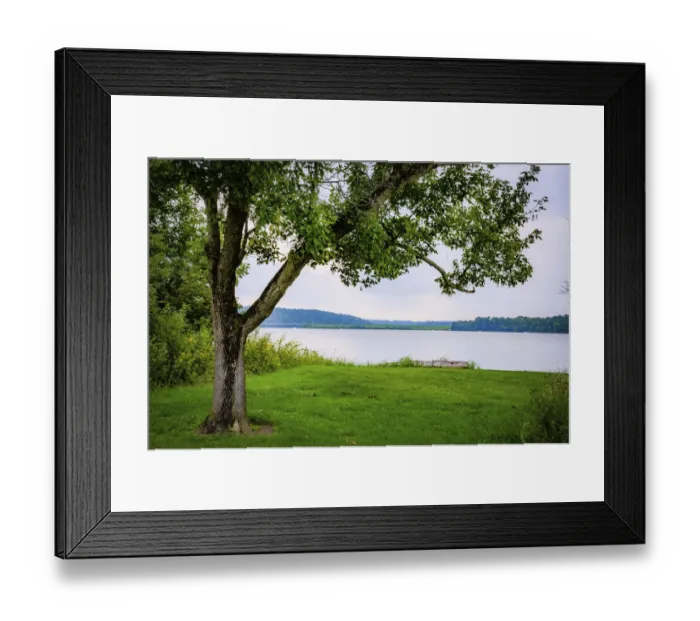 Framed Print : Whitewater Lake, Whitewater Memorial State Park, Indiana, USA