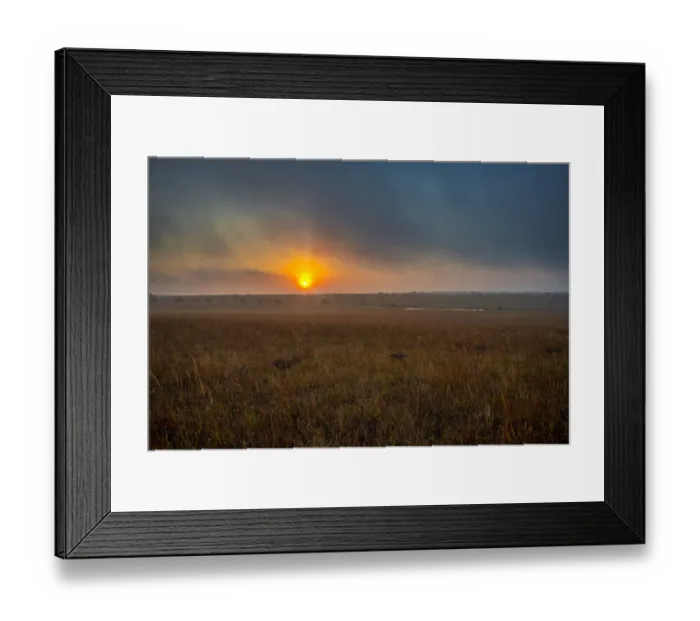 Framed Print : Sunrise in the Flint Hills of Kansas Framed Print : Sunrise in the Flint Hills of Kansas