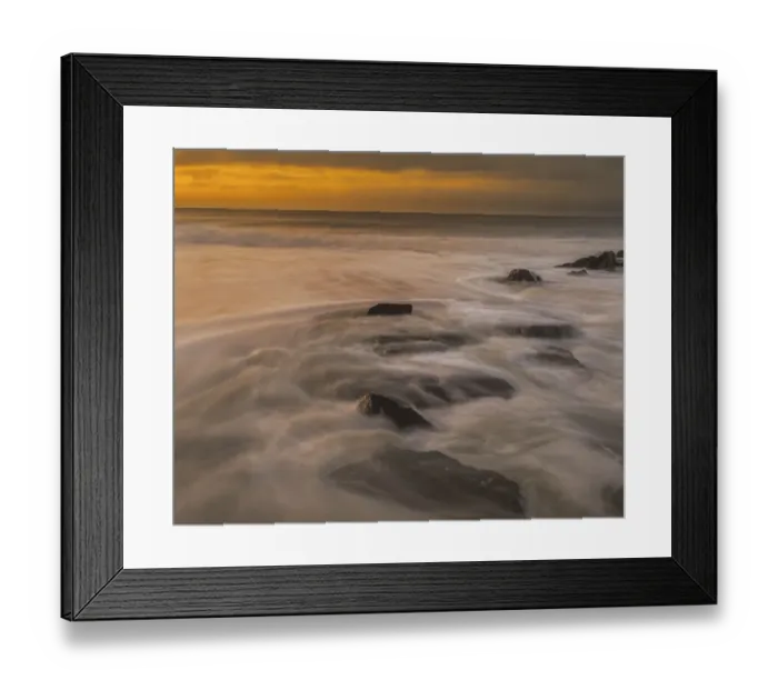 Framed Print : USA, New Jersey, Cape May National Seashore. Sunrise on rocky shoreline Framed Print : USA, New Jersey, Cape May National Seashore. Sunrise on rocky shoreline