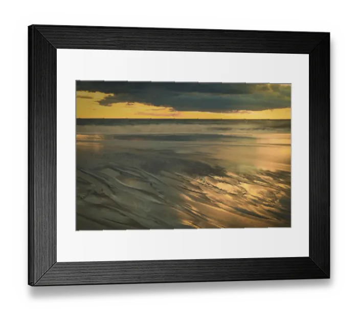 Framed Print : USA, New Jersey, Cape May National Seashore. Cloudy sunset on seashore Framed Print : USA, New Jersey, Cape May National Seashore. Cloudy sunset on seashore
