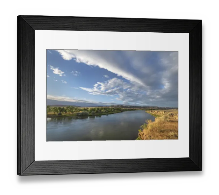 Framed Print : Missouri River near Judith Landing, Upper Missouri River Breaks National Monument, Montana Framed Print : Missouri River near Judith Landing, Upper Missouri River Breaks National Monument, Montana
