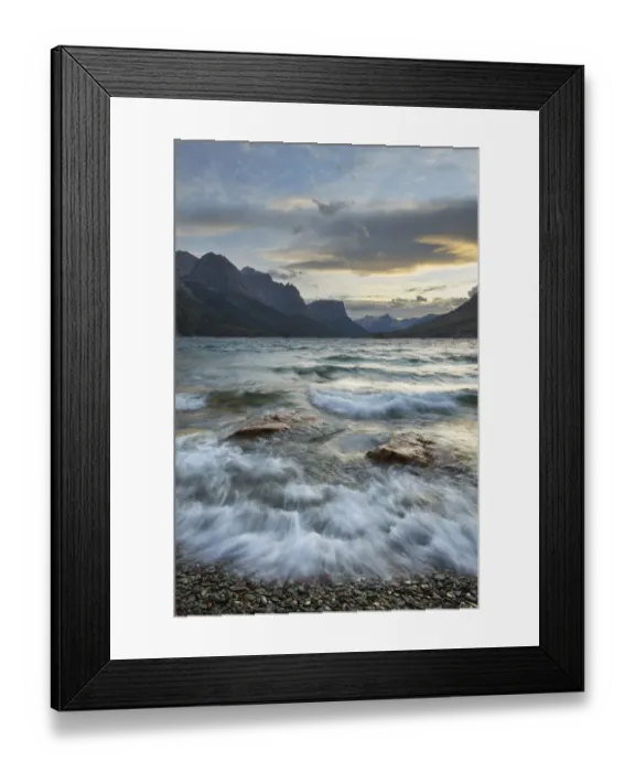 Framed Print : Saint Mary Lake, Glacier National Park, Montana Framed Print : Saint Mary Lake, Glacier National Park, Montana