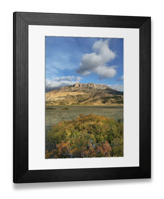 Framed Print : Castle Reef Mountain. Rocky Mountain front ranges near Augusta, Montana Framed Print : Castle Reef Mountain. Rocky Mountain front ranges near Augusta, Montana