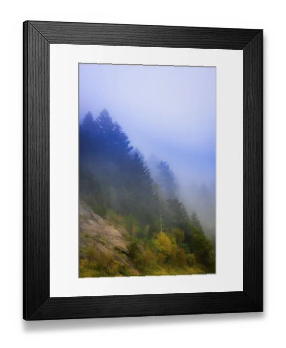 Framed Print : Blue Ridge Parkway vista, Smoky Mountains, USA