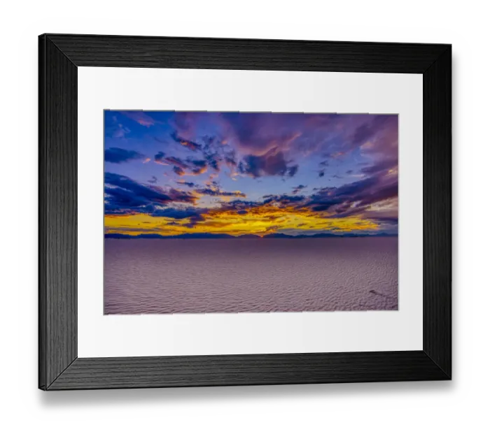 Framed Print : USA, New Mexico, White Sands National Park. Sunset over desert Framed Print : USA, New Mexico, White Sands National Park. Sunset over desert