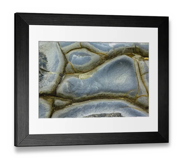 Framed Print : Rock pattern in eroded coastline, Shore Acres State Park, Coos Bay, Oregon Framed Print : Rock pattern in eroded coastline, Shore Acres State Park, Coos Bay, Oregon