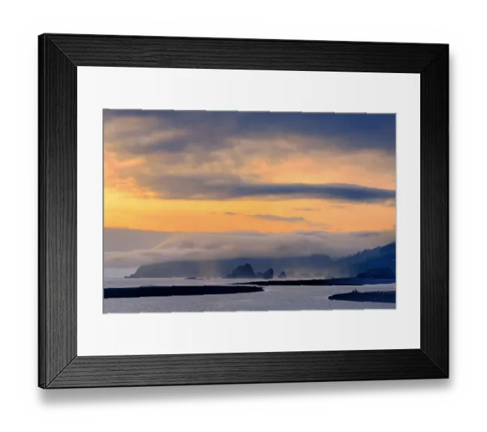 Framed Print : Sunset along Samuel H. Boardman State Scenic Corridor, Oregon Framed Print : Sunset along Samuel H. Boardman State Scenic Corridor, Oregon