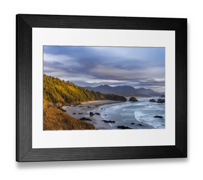 Framed Print : Crescent Beach at Ecola State Park in Cannon Beach, Oregon, USA Framed Print : Crescent Beach at Ecola State Park in Cannon Beach, Oregon, USA