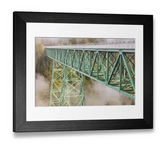 Framed Print : Thomas Creek Bridge, Oregon, USA. The Thomas Creek Bridge on the Oregon coast Framed Print : Thomas Creek Bridge, Oregon, USA. The Thomas Creek Bridge on the Oregon coast