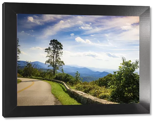 Overlook, Blue Ridge Parkway, Smoky Mountains, USA