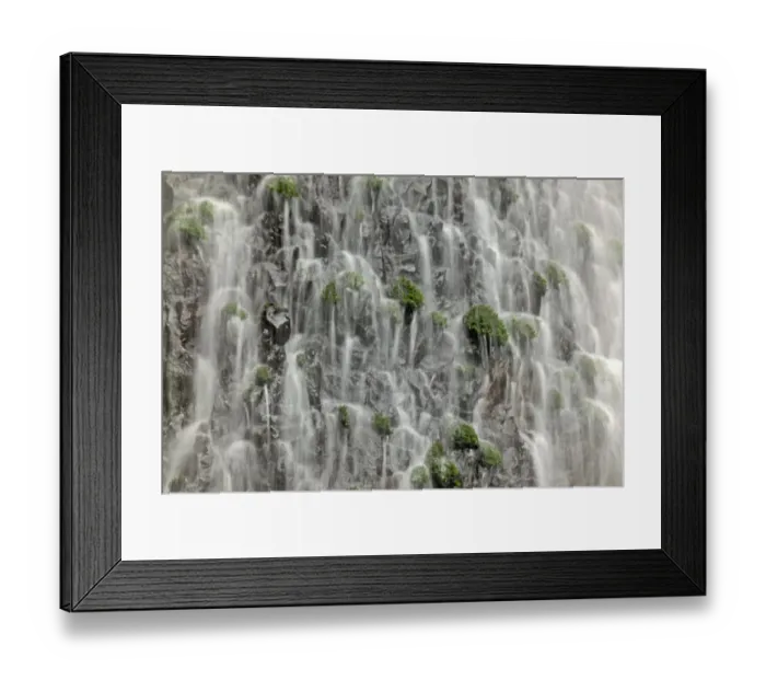 Framed Print : Waterfall close-up, Columbia River Gorge, Oregon Framed Print : Waterfall close-up, Columbia River Gorge, Oregon