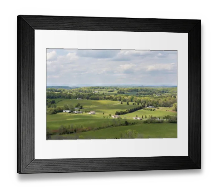 Framed Print : USA, Tennessee. Glorious spring landscape rolling hills. Appalachian Mountain Framed Print : USA, Tennessee. Glorious spring landscape rolling hills. Appalachian Mountain