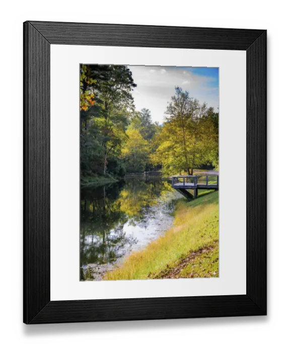 Framed Print : Otter Lake, Blue Ridge Parkway, Virginia, USA
