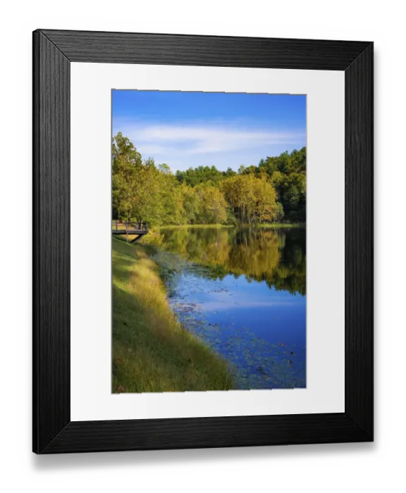 Framed Print : Reflections, Otter Lake, Blue Ridge Parkway, Virginia, USA Framed Print : Reflections, Otter Lake, Blue Ridge Parkway, Virginia, USA