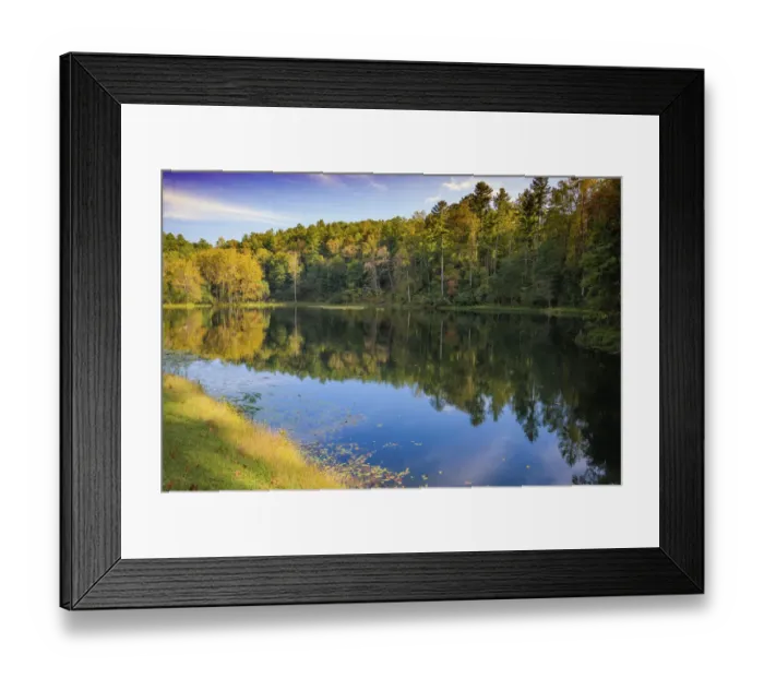 Framed Print : Reflections, Otter Lake, Blue Ridge Parkway, Virginia, USA Framed Print : Reflections, Otter Lake, Blue Ridge Parkway, Virginia, USA