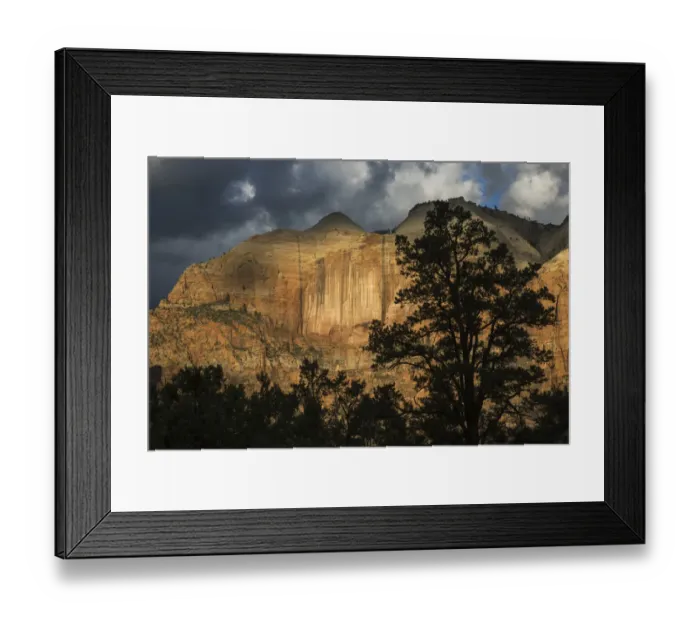 Framed Print : Spot light on Zion Framed Print : Spot light on Zion