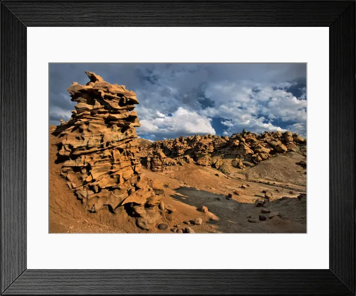 Framed Print : USA, Utah, Fantasy Canyon. Eroded sandstone formations