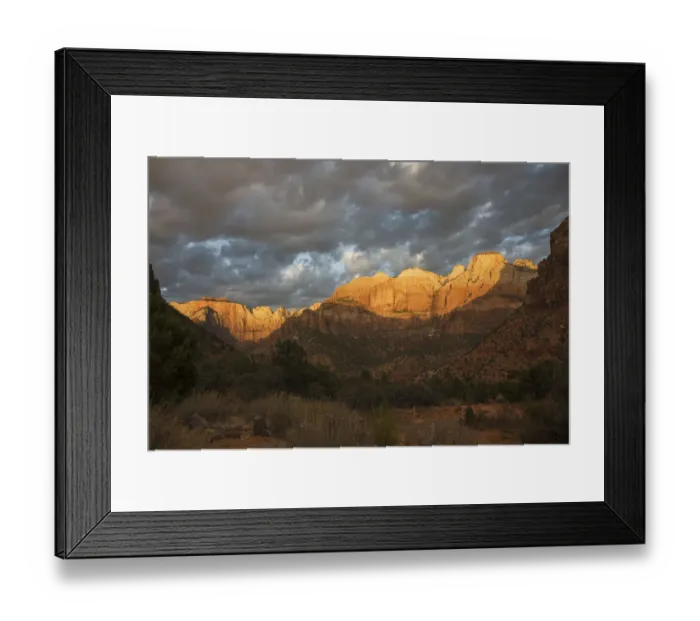 Framed Print : Morning light, Zion National Park Framed Print : Morning light, Zion National Park