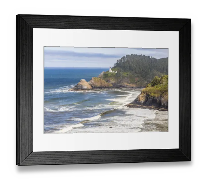 Framed Print : Heceta Head, Oregon, USA. The Heceta Head lighthouse on the Oregon coast Framed Print : Heceta Head, Oregon, USA. The Heceta Head lighthouse on the Oregon coast