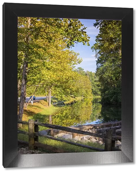 Trail, Otter Lake, Blue Ridge Parkway, Smoky Mountains, USA