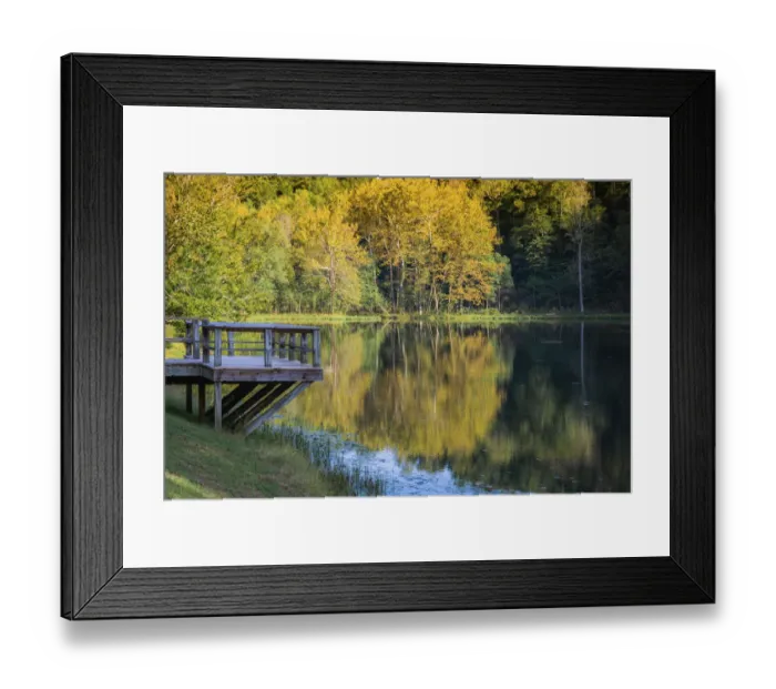 Framed Print : Reflections, Otter Lake, Blue Ridge Parkway, Smoky Mountains, USA Framed Print : Reflections, Otter Lake, Blue Ridge Parkway, Smoky Mountains, USA
