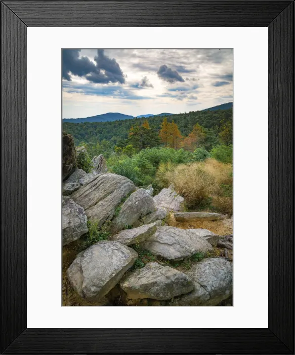 Framed Print : Shenandoah vista, Blue Ridge Parkway, Smoky Mountains, USA Framed Print : Shenandoah vista, Blue Ridge Parkway, Smoky Mountains, USA