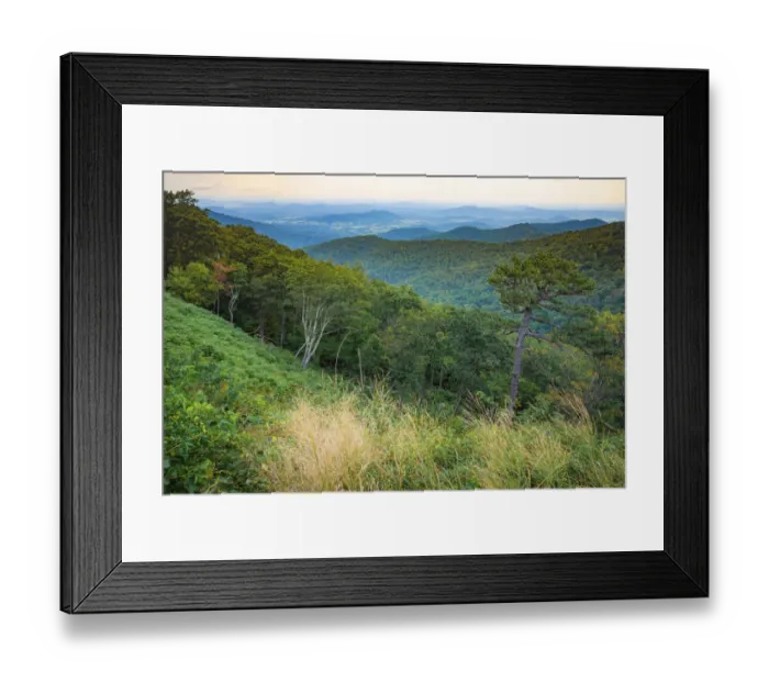 Framed Print : Shenandoah vista, Blue Ridge Parkway, Smoky Mountains, USA Framed Print : Shenandoah vista, Blue Ridge Parkway, Smoky Mountains, USA