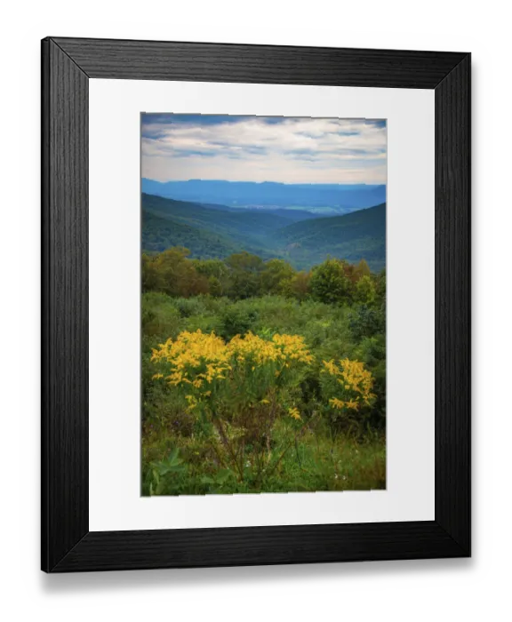 Framed Print : Vista, Shenandoah, Blue Ridge Parkway, Smoky Mountains, USA Framed Print : Vista, Shenandoah, Blue Ridge Parkway, Smoky Mountains, USA