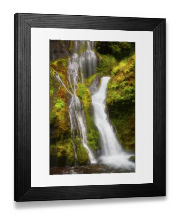 Framed Print : USA, Washington State, Gifford Pinchot National Forest. Panther Creek Falls along Panther Creek Framed Print : USA, Washington State, Gifford Pinchot National Forest. Panther Creek Falls along Panther Creek
