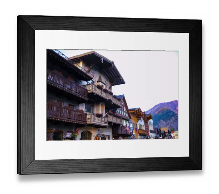 Framed Print : Leavenworth, Washington State, USA. Oktoberfest