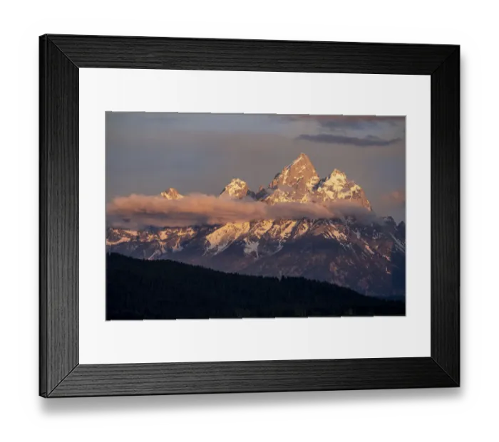 Framed Print : USA, Wyoming, Grand Teton National Park. Storm clouds over Grand Teton Range at sunset Framed Print : USA, Wyoming, Grand Teton National Park. Storm clouds over Grand Teton Range at sunset