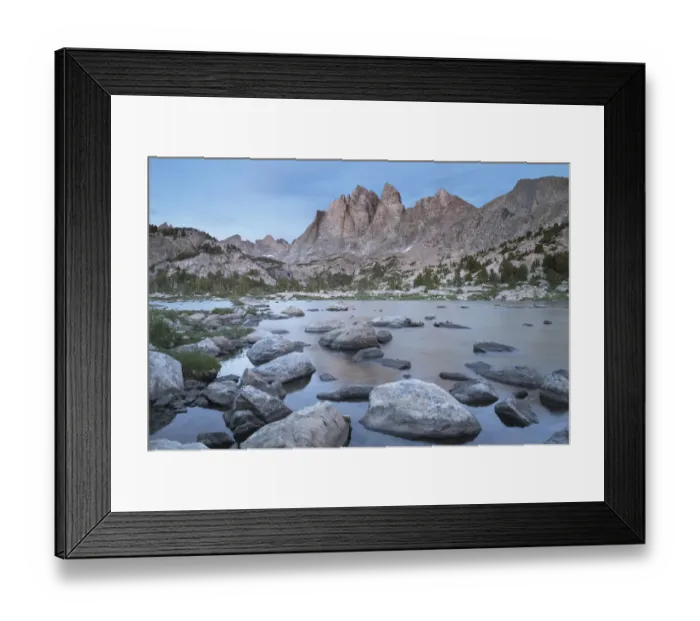 Framed Print : Mount Bonneville and Little Bonneville Lake. Bridger Wilderness, Wind River Range, Wyoming Framed Print : Mount Bonneville and Little Bonneville Lake. Bridger Wilderness, Wind River Range, Wyoming
