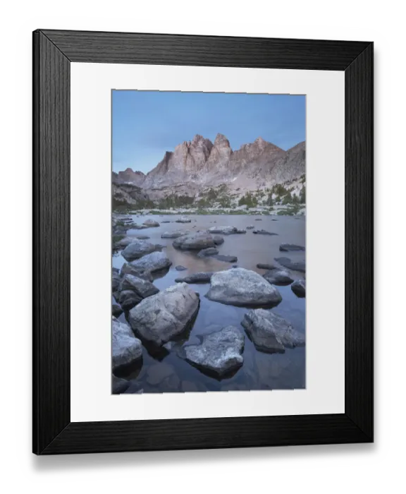 Framed Print : Mount Bonneville and Little Bonneville Lake. Bridger Wilderness, Wind River Range, Wyoming Framed Print : Mount Bonneville and Little Bonneville Lake. Bridger Wilderness, Wind River Range, Wyoming